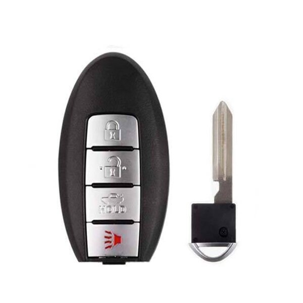 Keyless Factory KeylessFactory: 2013-2019 Nissan Smart Key Shell 4B for FCC's 4014 SKS-NIS-40144 - main